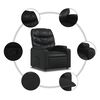 vidaXL Recliner Chair Black
