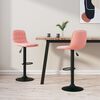 vidaXL Bar Stool Set of 2 Pink