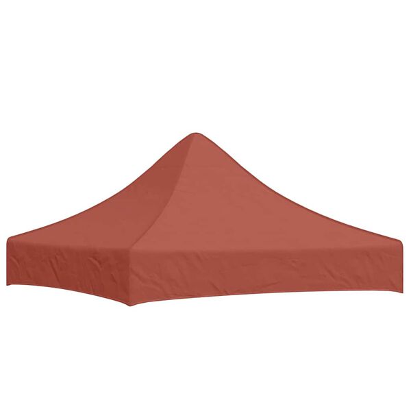 vidaXL Party Tent Roof 6.6'x6.6' Terracotta 0.9 oz/ft²
