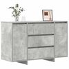 vidaXL Sideboard with Drawer Concrete Grey 47.24 x 16.14 x 29.53 in