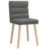 vidaXL Dining Chair Set of 2 Dark grey