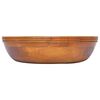 vidaXL Basin Solid Wood Teak Φ15.7"x3.9"