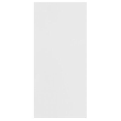 vidaXL Book Cabinet/Sideboard White 26"x11.8"x51.2" Chipboard