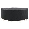 vidaXL Outdoor Furniture Cover Black 279 x 279 x 105 cm 210D fabric