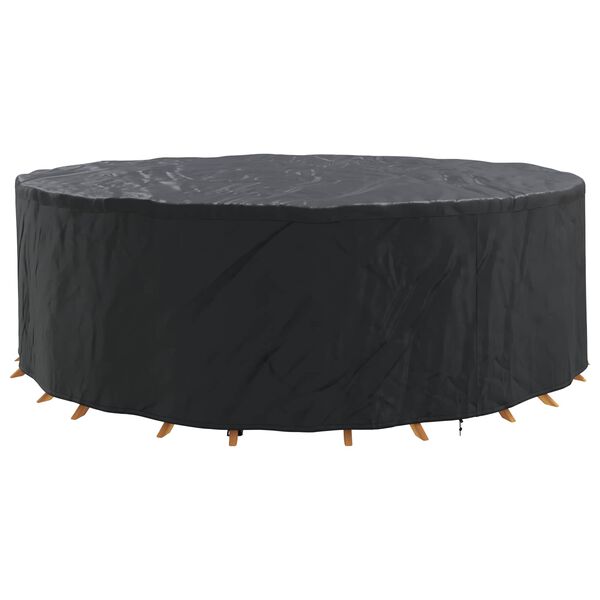 vidaXL Outdoor Furniture Cover Black 279 x 279 x 105 cm 210D fabric
