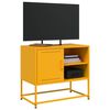 vidaXL TV Cabinet Mustard yellow Steel TV Cabinet Rectangular