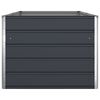 vidaXL Planter Anthracite 195 x 100 x 45 cm Galvanised Steel