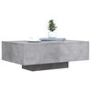 vidaXL Coffee Table Concrete Grey Engineered Wood 33.5 x 21.7 x 12.2 in