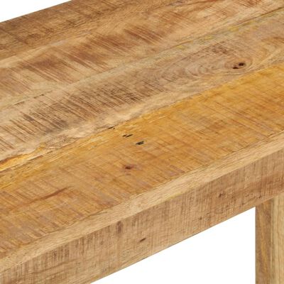 vidaXL Console Table 43.3"x13.8"x29.9" Rough Mango Wood