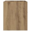 vidaXL Bathroom Sink Cabinet Artisan Oak Engineered Wood 31.5x15.2x18.1 in