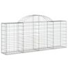 vidaXL Gabion Basket Set of 15 Silver Galvanized Iron Extra Large