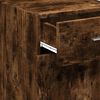 vidaXL Sideboard Smoked oak Engineered wood Medium Cabinet Rectangular
