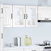 vidaXL Kitchen Wall Cabinet High gloss white Engineered wood