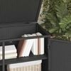 vidaXL Garden Storage Cabinet Black