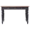 vidaXL Desk Old brown Solid mahogany wood Medium Desk Rectangular