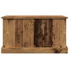 vidaXL Storage Box Old wood Engineered wood 27.6 in wide Storage Box