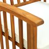 vidaXL Garden Dining Chair Set of 4 Wood Solid Wood Acacia Standard