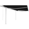 vidaXL Retractable Awning Anthracite