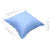 vidaXL Pool Pillow Set of 2 Blue PVC 43.3 in x 43.3 in