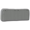 vidaXL Headboard Cushion Light Gray 100% Polyester 53.9 in wide