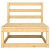 vidaXL Garden Lounge Set Natural Pine Solid Pine Wood 5 Piece Set