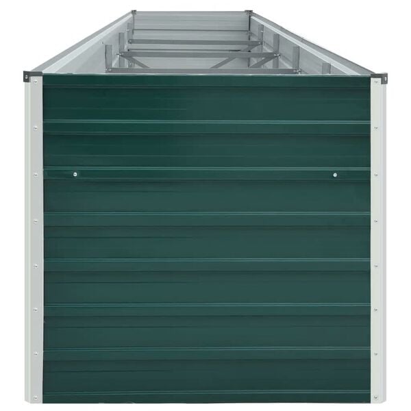vidaXL Raised Bed Green Galvanized steel Extra Large Durable