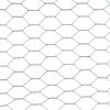 vidaXL Chicken Wire Fence Steel with PVC Coating 82.0x3.9' Green