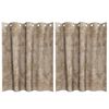 vidaXL Velvet Curtains 2 pcs Champagne 55.12 x 55.12 in Velvet