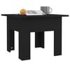 vidaXL Coffee Table Black Engineered Wood Medium Simple Coffee Table