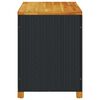 vidaXL Garden Storage Box Black and Brown