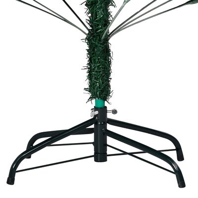 vidaXL Artificial Pre-lit Christmas Tree with Thick Branches Green 82.7"
