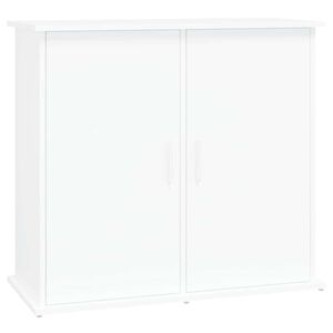 vidaXL Aquarium Stand White Engineered wood Medium Aquarium Stand