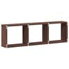 vidaXL Wall Cabinet Brown Oak Engineered Wood Standard Wall Cabinet