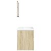 vidaXL Bathroom Furniture Set Sonoma Oak Engineered Wood