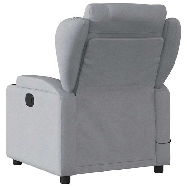 vidaXL Massage Recliner Chair Light grey
