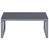 vidaXL Outdoor Furniture Black Powder-coated aluminum, Polyester, Glass