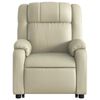 vidaXL Electric Stand Up Massage Recliner Chair Cream