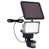 vidaXL Solar Spotlight Black Plastic Water-resistant materials
