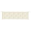 vidaXL Garden Bench Cushion Set of 2 Cream white