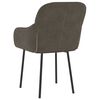 vidaXL Dining Chair Set of 2 Dark Grey
