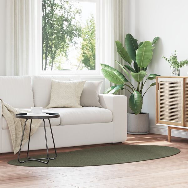 vidaXL Carpet Folding Forest green 39.37 x 78.74 in Polyester