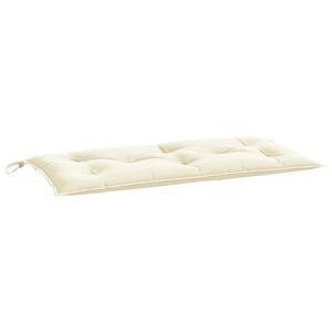 vidaXL Garden Bench Cushion Cream White Oxford fabric (100% polyester)