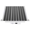 vidaXL Fence Panel Set WPC 547.6"x73.2" Black