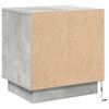 vidaXL Bedside Cabinet 2 pcs Concrete Grey 17.32 x 13.58 x 17.72 in