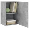 vidaXL TV Wall Cabinet Set of 2 Concrete grey Engineered wood Standard