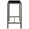 vidaXL Garden Bar Set Grey, Anthracite