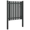 vidaXL Garden Fence Gate Steel 39.4x39.4" Anthracite
