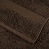 vidaXL Towel Set of 4 Brown 100% Cotton Large Towel Rectangular