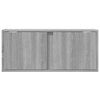 vidaXL TV Wall Cabinet Grey Sonoma Engineered wood 31.5 x 12.2 x 13.8 in