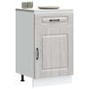 vidaXL Kitchen Base Cabinet Grey Sonoma Engineered Wood